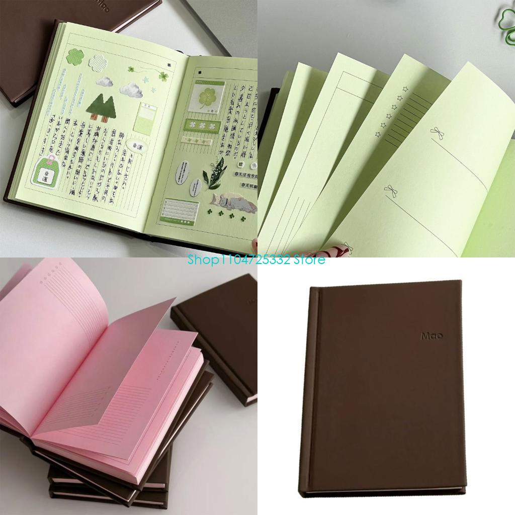 Journal Leather Hardcover - P5EA Hard Cover PU Leather Notebook