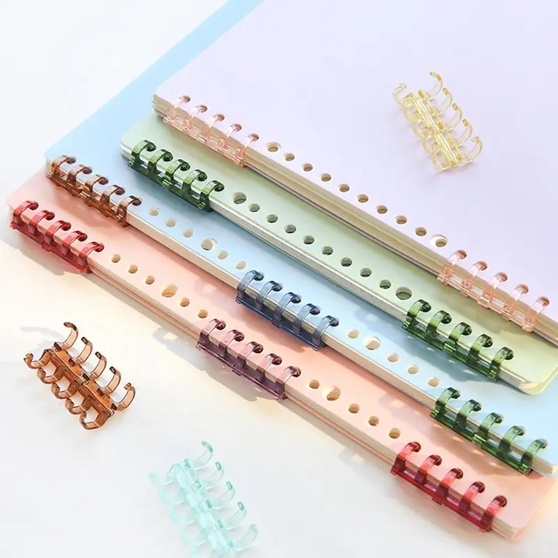10/40Pcs Binding Spines Snap S - Binding Comb Plastic ulasan dan harga