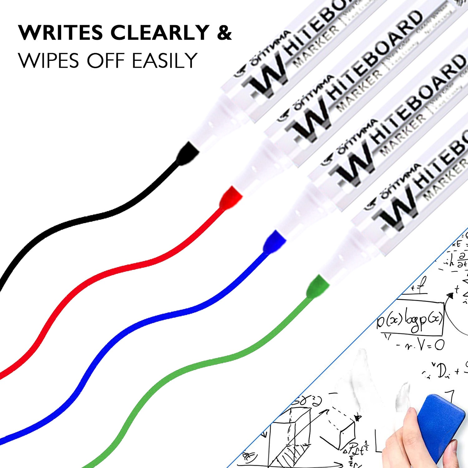 1/50/100Pcs Erasable Whiteboar - Whiteboard Marker Set ulasan dan harga