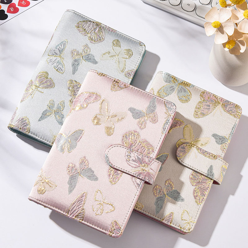 3 Styles A6 Fabric Butterfly B - Planner Weekly Budget ulasan dan harga