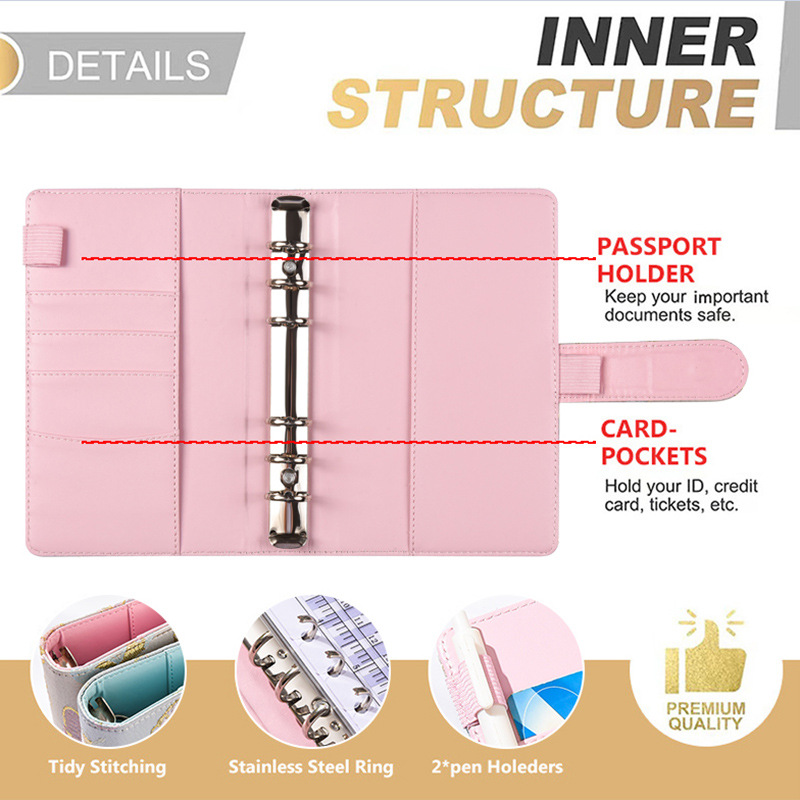 3 Styles A6 Fabric Butterfly B - Planner Weekly Budget ulasan dan harga