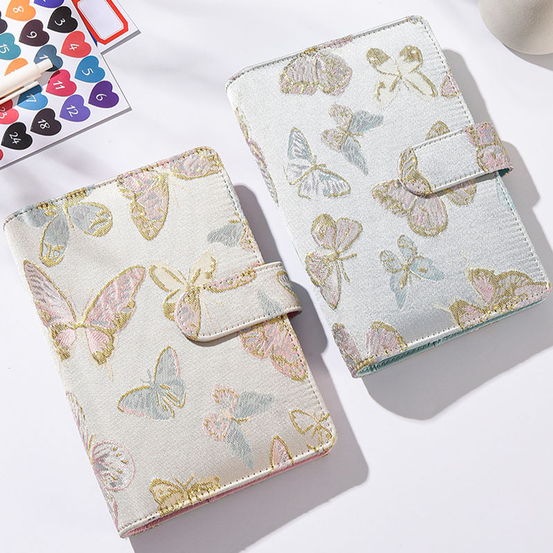 3 Styles A6 Fabric Butterfly B - Planner Weekly Budget ulasan dan harga