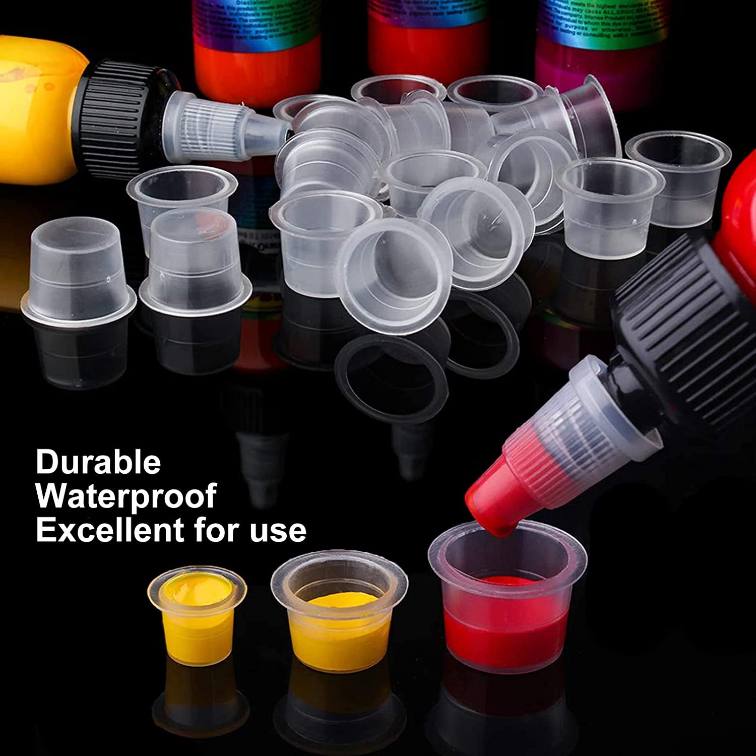 1000/500/100pcs Plastic Tattoo - Calligraphy Ink Bottle ulasan dan harga