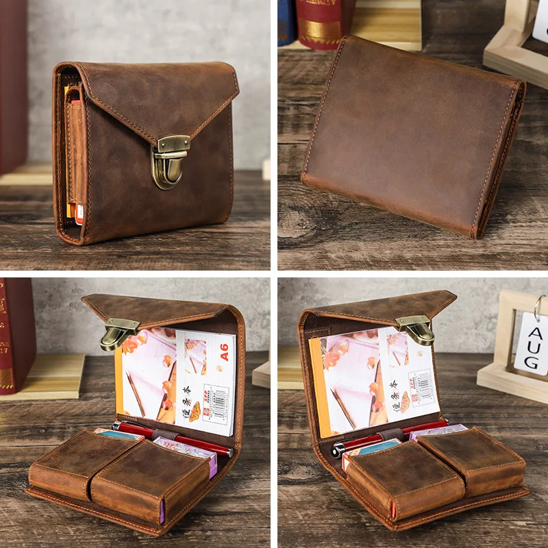 Luxury Retro Leather Notebook  - Stationery Supplies Business ulasan dan harga
