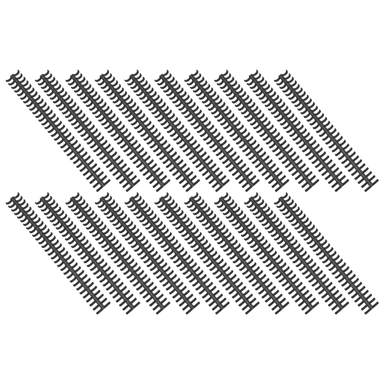 20Pcs Spiral Notebook Binding  - Binding Comb Plastic ulasan dan harga