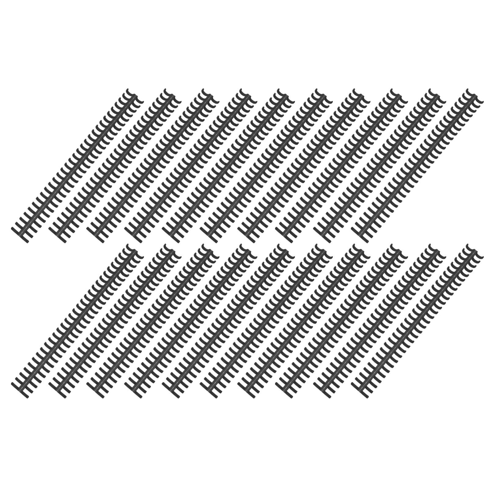 20Pcs Spiral Notebook Binding  - Binding Comb Plastic ulasan dan harga