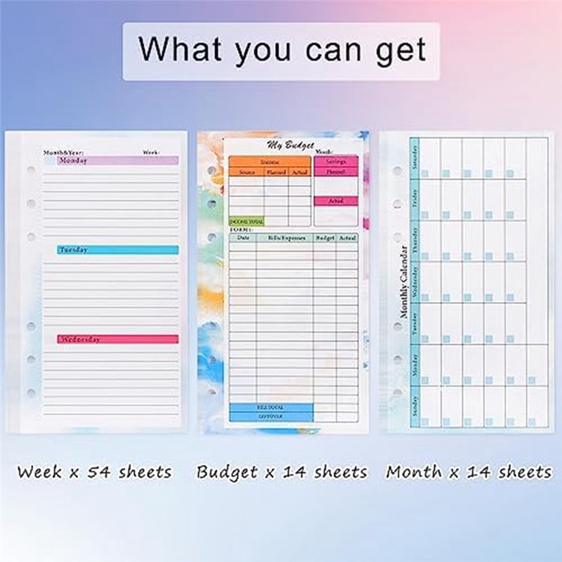 FTGT-A6 Budget Planner Refill  - Planner Weekly Budget ulasan dan harga