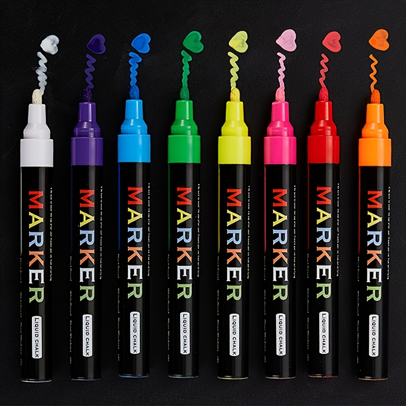 8 Erasable Blackboard Markers, - Whiteboard Marker Set ulasan dan harga