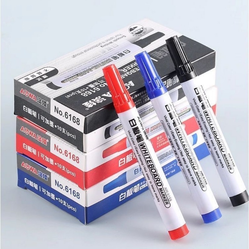 4/8Pcs Black Erasable Whiteboa - Whiteboard Marker Set ulasan dan harga