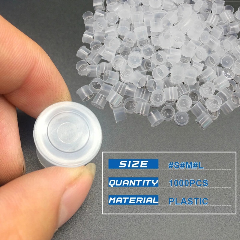 100Pcs Plastic Tattoo Ink Cups - Calligraphy Ink Bottle ulasan dan harga