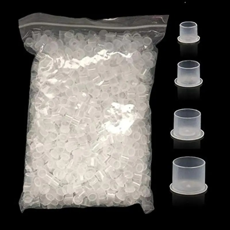 100Pcs Plastic Tattoo Ink Cups - Calligraphy Ink Bottle ulasan dan harga