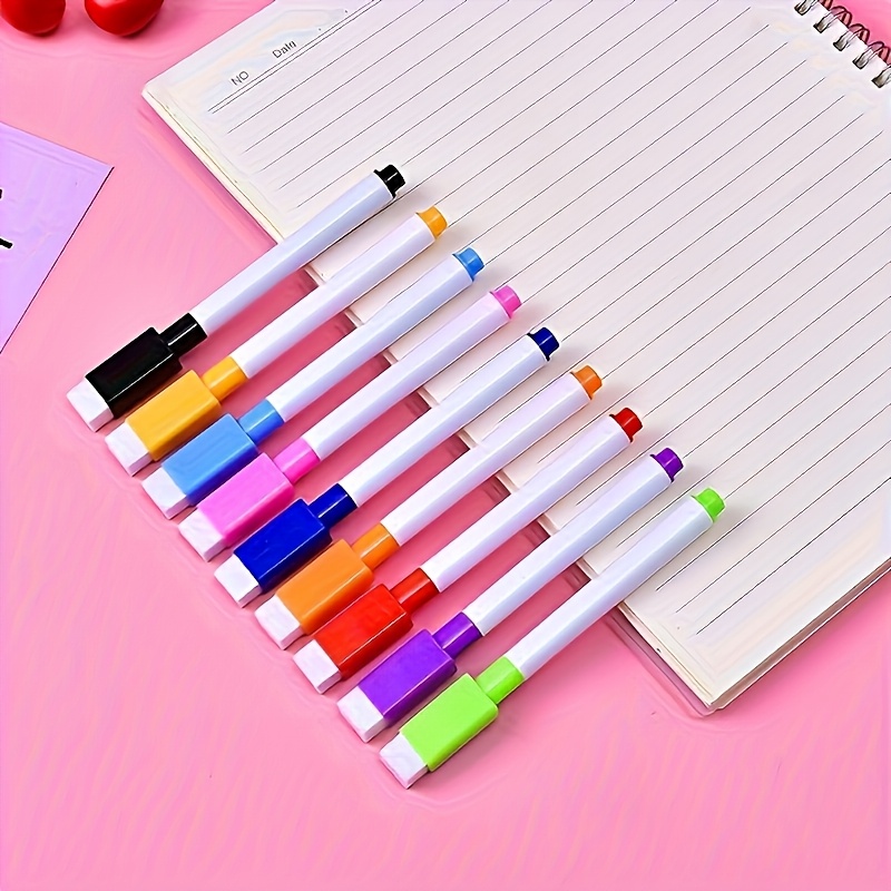 8Pcs Dust-Free Dry Erase White - Whiteboard Marker Set ulasan dan harga