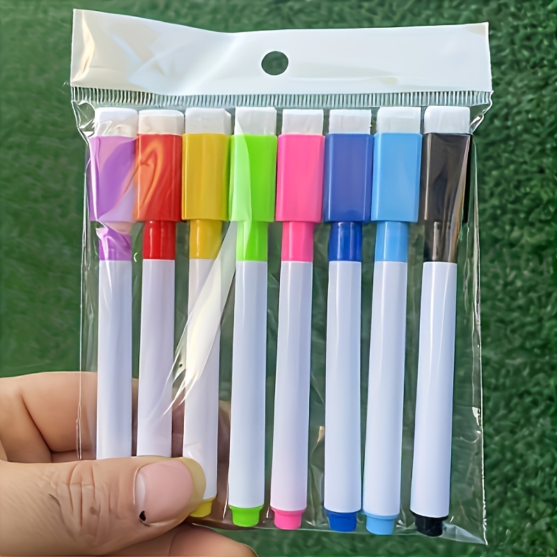 8Pcs Dust-Free Dry Erase White - Whiteboard Marker Set ulasan dan harga