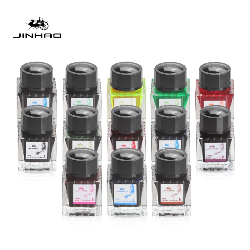 JINHAO 50ml/30ml Various Color - Calligraphy Ink Bottle ulasan dan harga