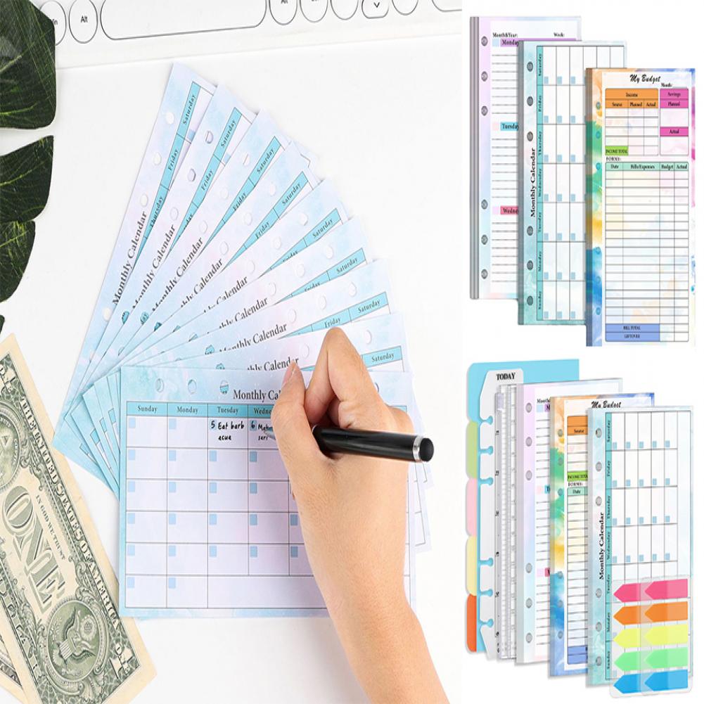 A6 Budget Planner Refill Kit 8 - Planner Weekly Budget ulasan dan harga