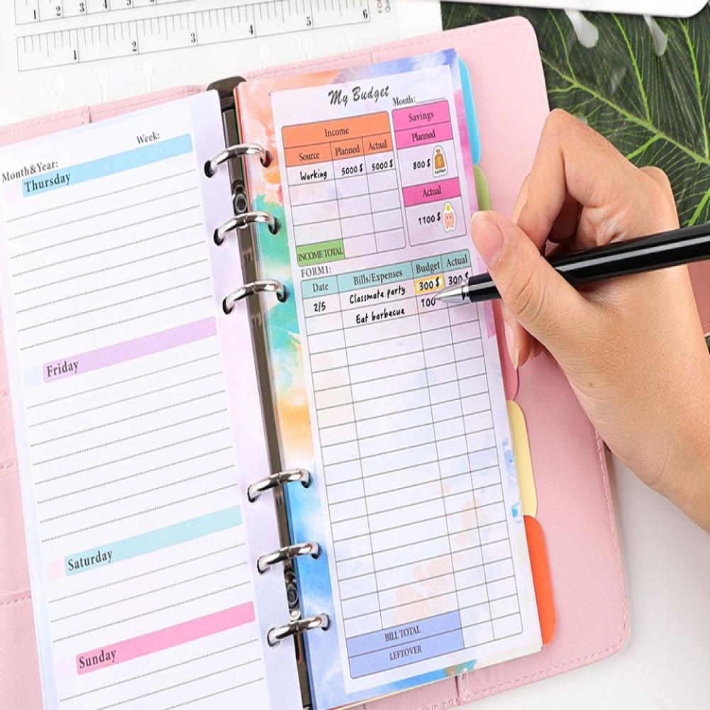 A6 Budget Planner Refill Kit 8 - Planner Weekly Budget ulasan dan harga