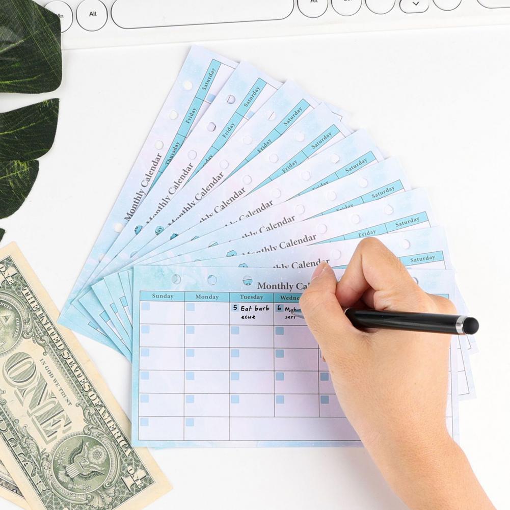 A6 Budget Planner Refill Kit 8 - Planner Weekly Budget ulasan dan harga