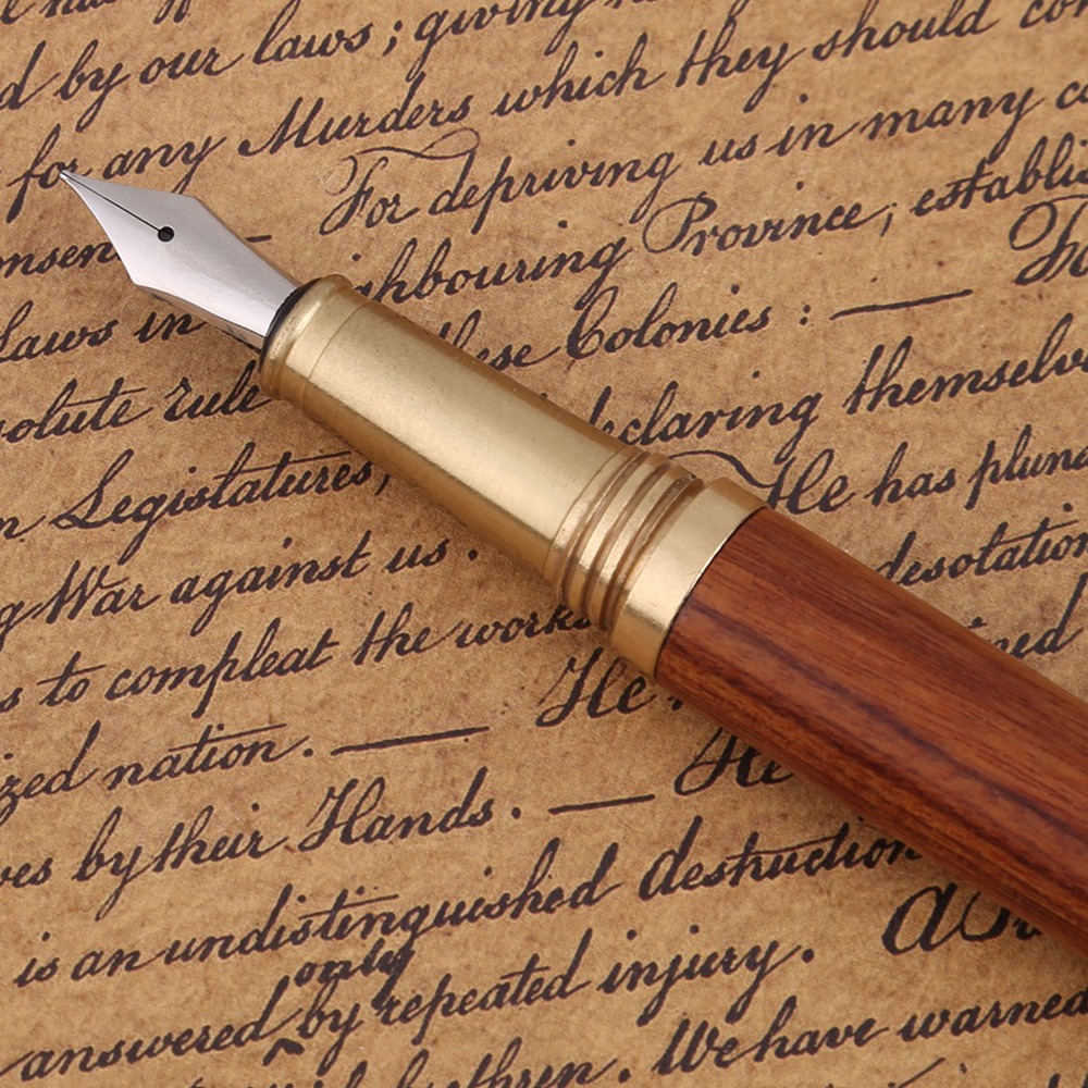 Stationery Wooden Pen Rose Woo - Stationery Supplies Business ulasan dan harga