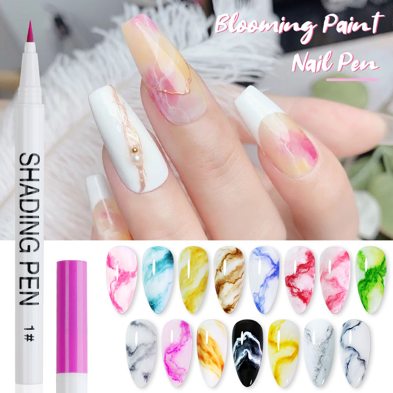 UV Gel Nail Art Pen for Marbli - Gel Ink Pen Set ulasan dan harga