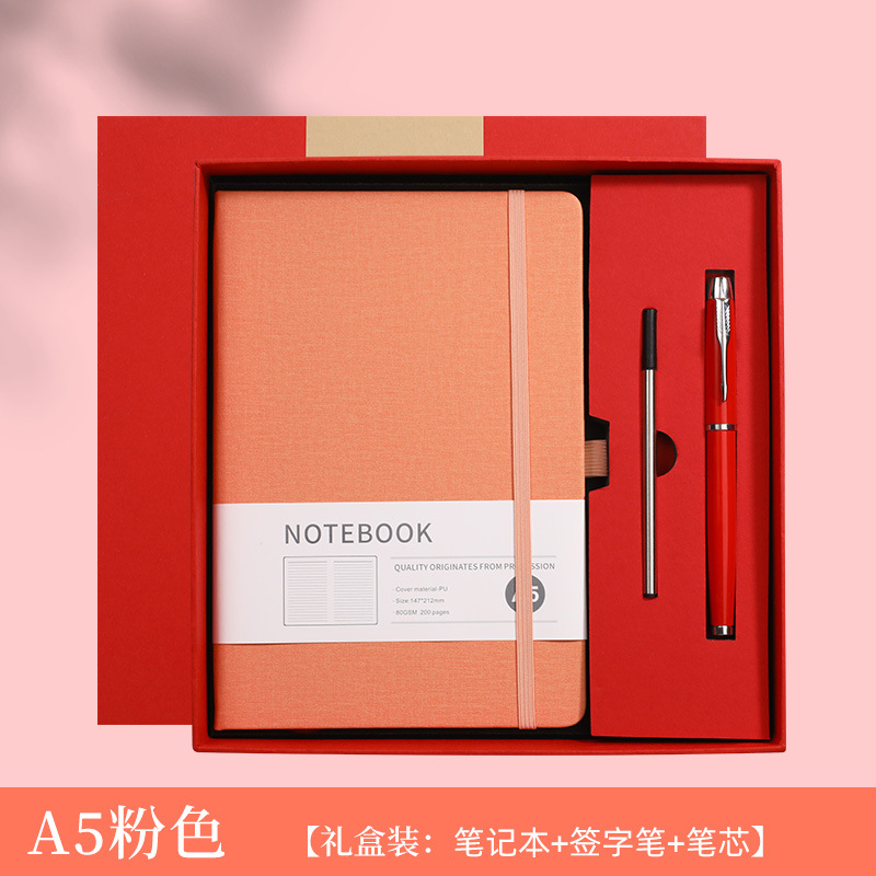 A5 Notebook Gift Set with Ball - Journal Leather Hardcover ulasan dan harga