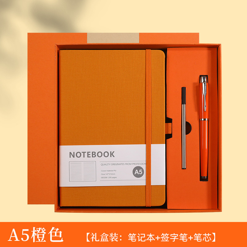 A5 Notebook Gift Set with Ball - Journal Leather Hardcover ulasan dan harga